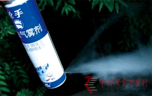 槍手殺蟲劑漏氣 熏得用戶喊頭疼