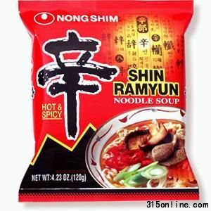 韓國農心辛拉面特辣香菇味